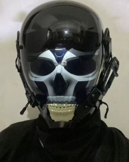 Smart LED Skull Cyberpunk Helmet - cyberpunk helmet - Cyberpunk LED Skull Helmet for Unique Style - View 9