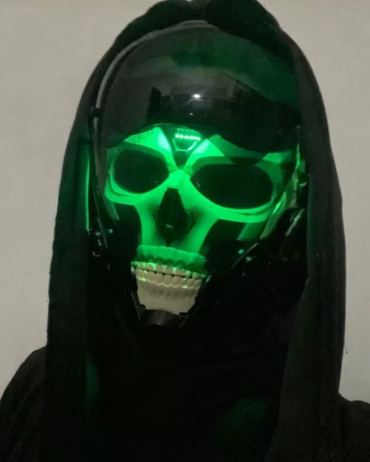 Smart LED Skull Cyberpunk Helmet -  sci-fi helmet - Cyberpunk LED Skull Helmet for Unique Style - View 14