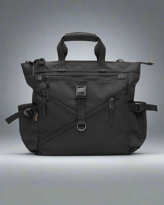 Spacious Elite Messenger Bag - messenger bag - Soft Techwear Horizontal Messenger Bag with Versatile Style - Main view
