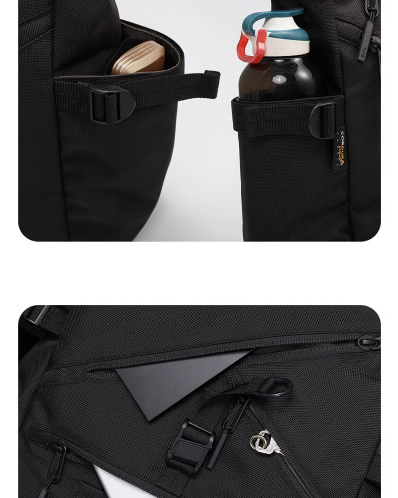 Spacious Elite Messenger Bag - messenger bag - Soft Techwear Horizontal Messenger Bag with Versatile Style - View 8