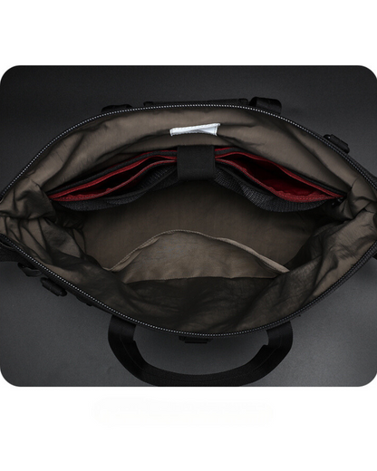 Spacious Elite Messenger Bag - soft messenger bag - Soft Techwear Horizontal Messenger Bag with Versatile Style - View 9