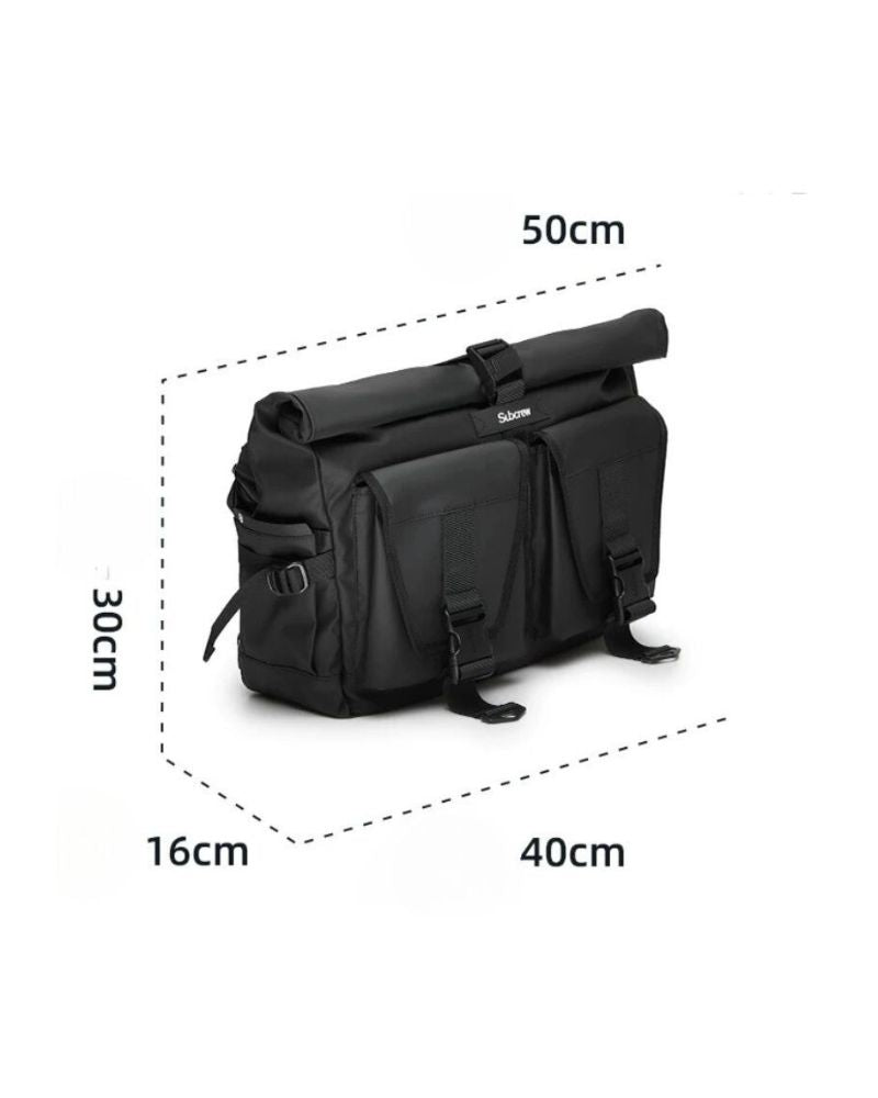 Spacious Waterproof Adventure Bag -  black backpack - Spacious Waterproof Adventure Bag for All Conditions - View 12