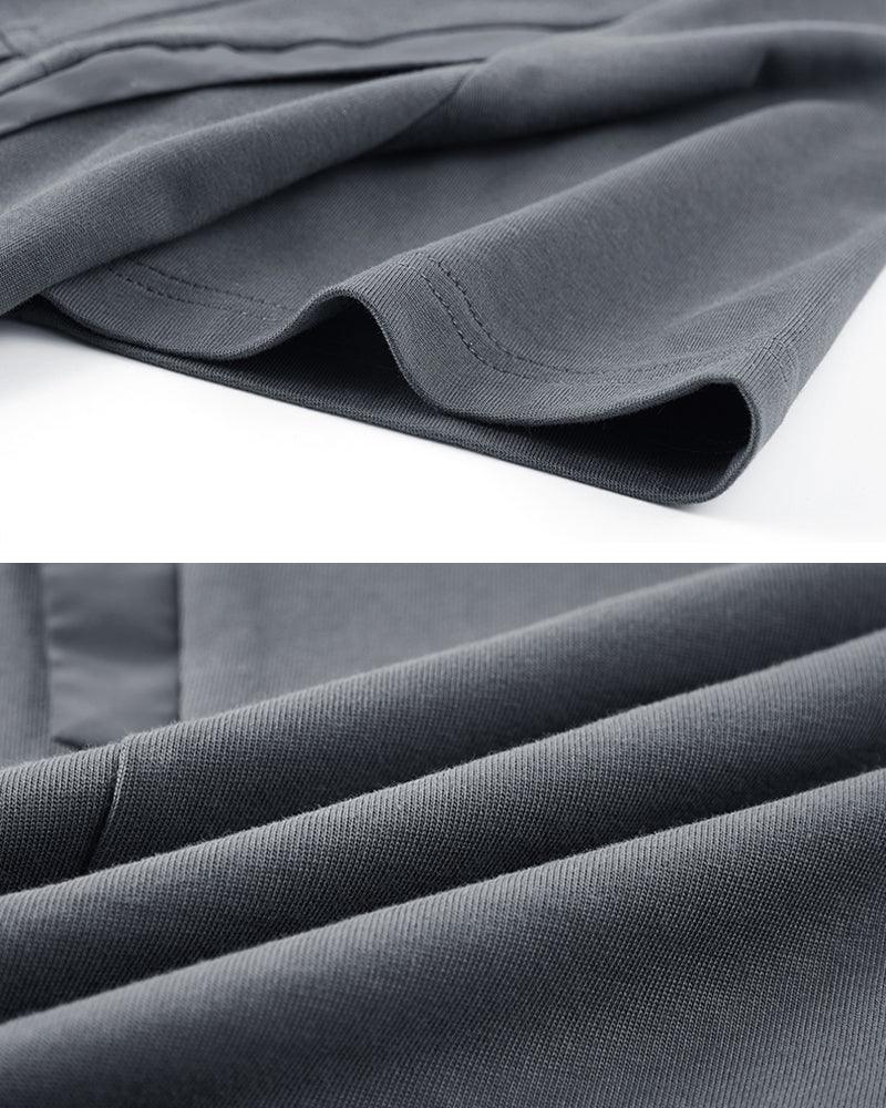 Splice Techwear Tee -  gray t-shirt - Splice Techwear Tee - Functional Gray T-shirt - View 6
