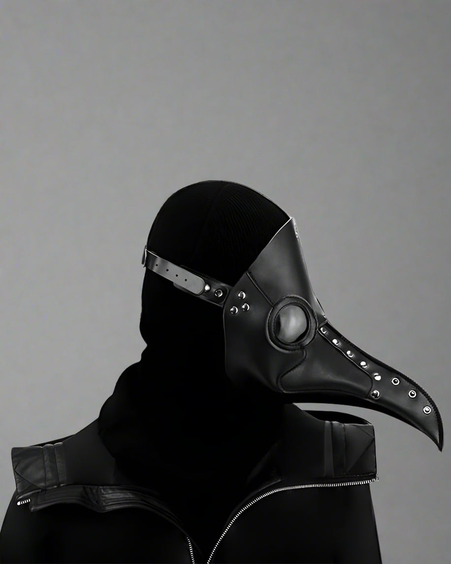 Spooky Crow Mask for Halloween -  plague doctor - Spooky Crow Mask for Halloween Costume Events - View 6