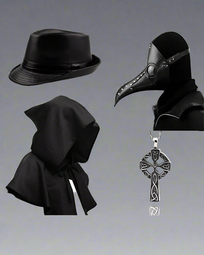 Spooky Crow Mask for Halloween -  themed events - Spooky Crow Mask for Halloween Costume Events - View 7
