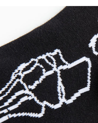 Spooky Style Skeleton Socks -  durable fashion socks - Unique Skeleton Socks for a Spooky Style - View 14