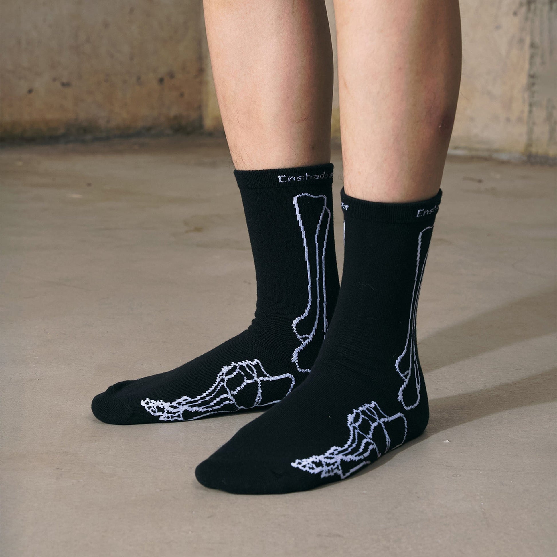 Socks - Spooky Style Skeleton Socks - Summer by Imaphotic