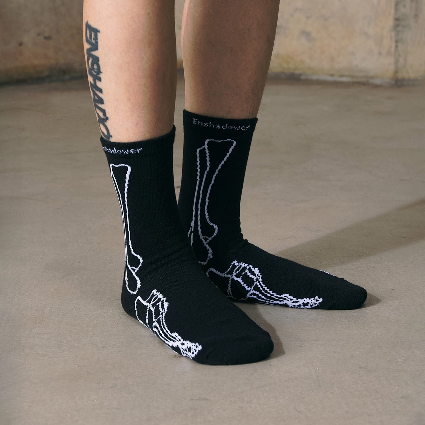 Spooky Style Skeleton Socks - unique graphic socks - Unique Skeleton Socks for a Spooky Style - View 3