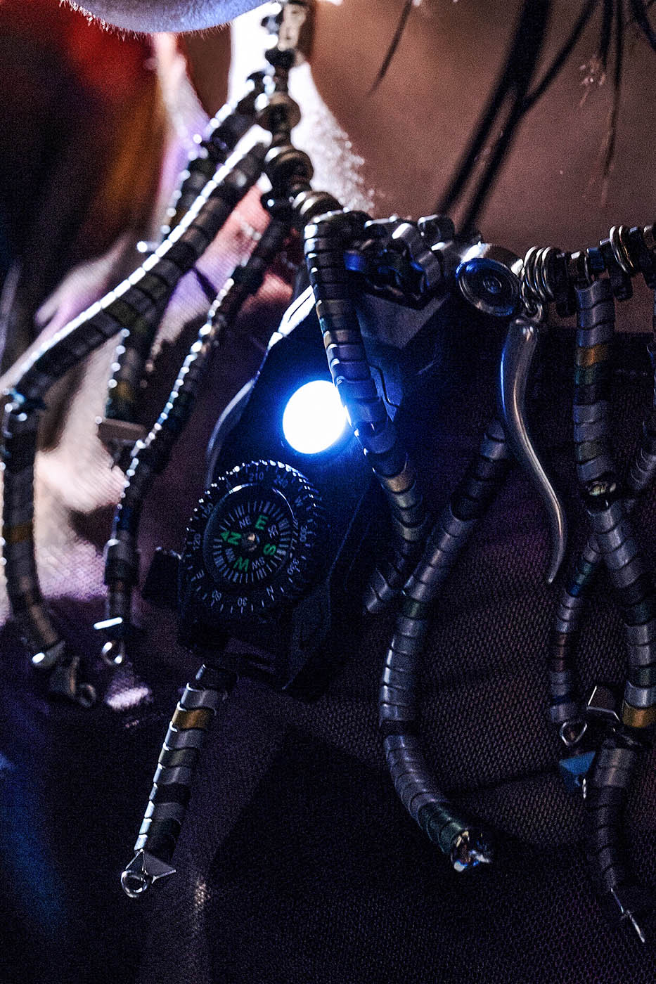 Stainless Steel Compass Necklace - functional compass necklace - Stainless Steel Compass Necklace with Unique Design - View 17