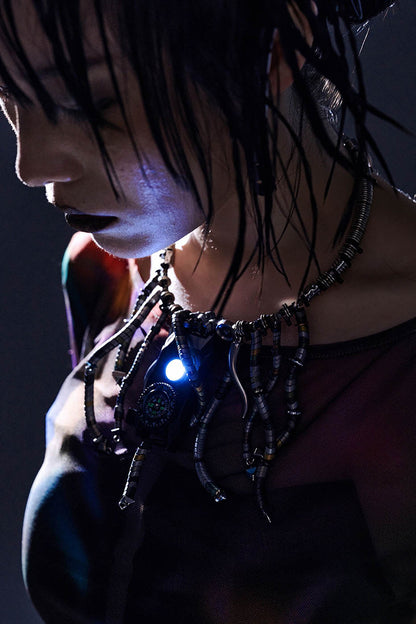 Stainless Steel Compass Necklace - functional compass necklace - Stainless Steel Compass Necklace with Unique Design - View 9