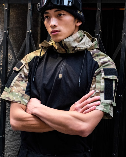 Stealth Camo Tactical T-Shirt -  camo shirt - Camouflage Tactical T-Shirt for Outdoor Adventures - View 3