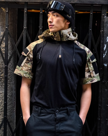 Stealth Camo Tactical T-Shirt -  comfortable outdoor t-shirt - Camouflage Tactical T-Shirt for Outdoor Adventures - View 4