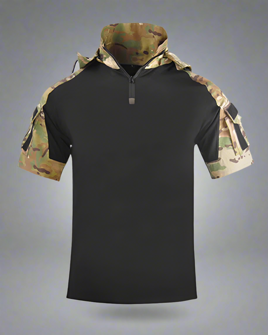 Stealth Camo Tactical T-Shirt - military camo t-shirt - Camouflage Tactical T-Shirt for Outdoor Adventures - Main view