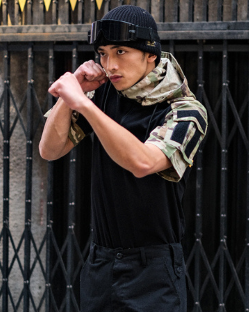 Stealth Camo Tactical T-Shirt -  outdoor shirt - Camouflage Tactical T-Shirt for Outdoor Adventures - View 6