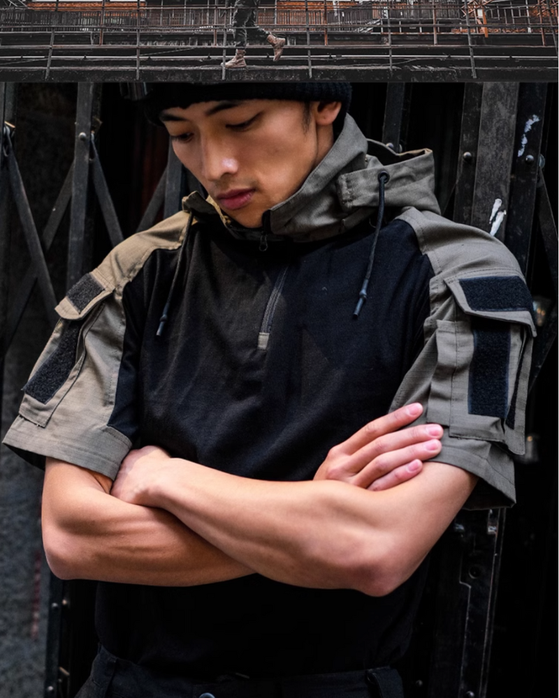 Stealth Camo Tactical T-Shirt -  versatile camo shirt - Camouflage Tactical T-Shirt for Outdoor Adventures - View 7