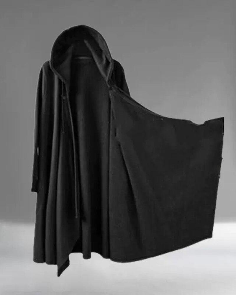 Stealth Ninja Cloak Coat -  black coat - Techwear Ninja Cloak Coat for Versatile Style - View 3