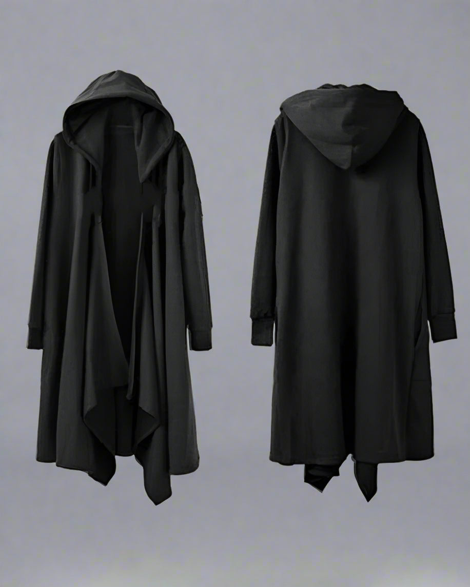 Stealth Ninja Cloak Coat - ninja-inspired coat - Techwear Ninja Cloak Coat for Versatile Style - View 2