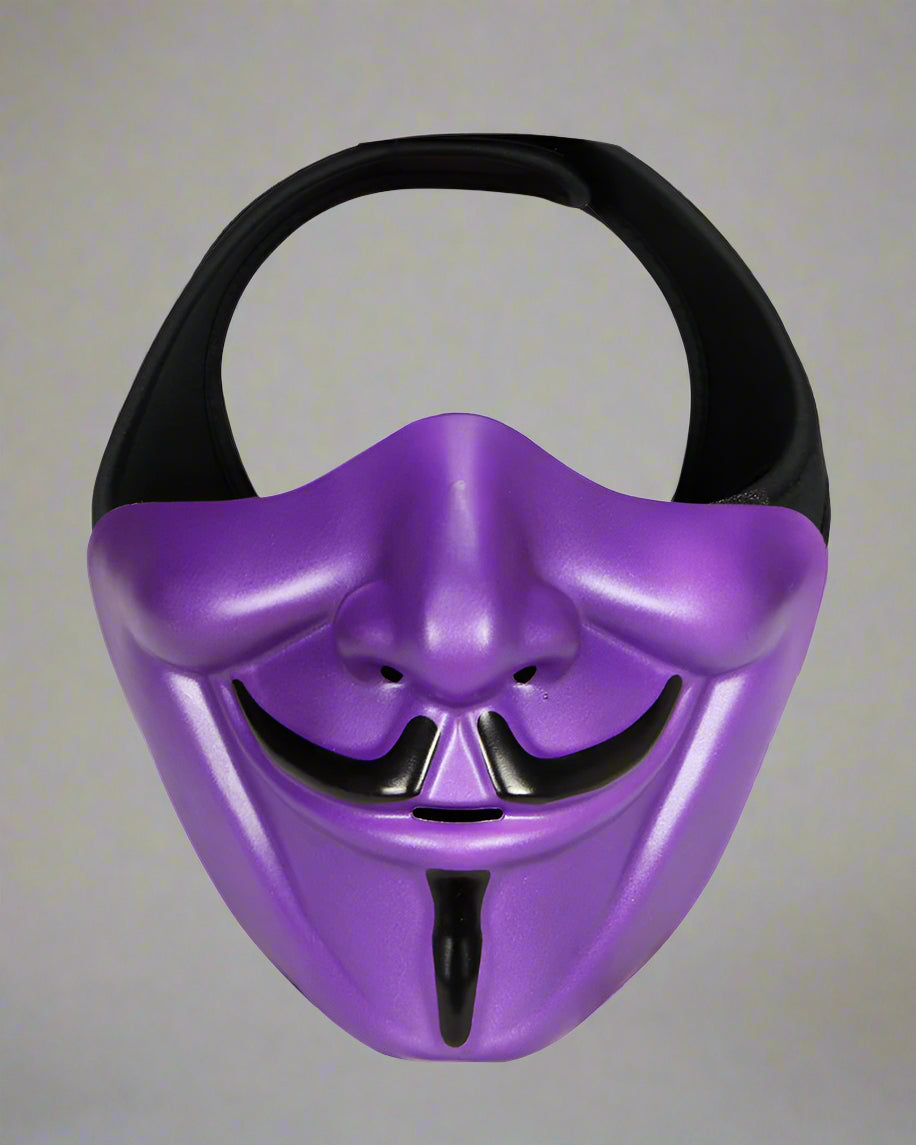 Stealth Tech Face Mask -  costume mask - Stealth Tech Half-Face Mask for Costumes and Events - View 5