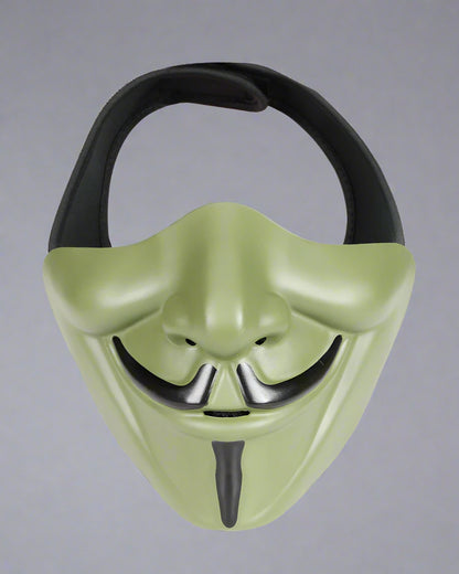 Stealth Tech Face Mask -  halloween mask - Stealth Tech Half-Face Mask for Costumes and Events - View 6
