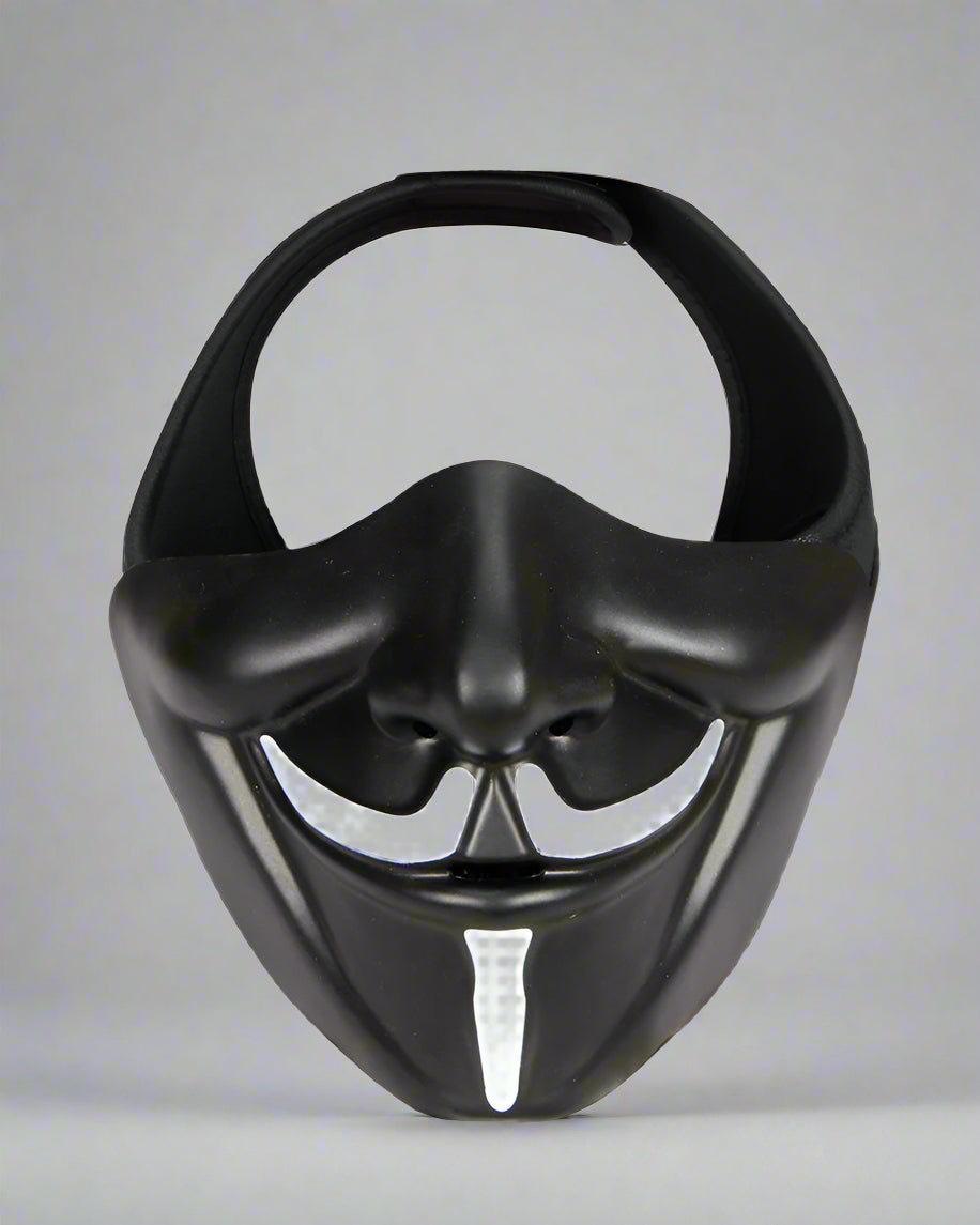 Stealth Tech Face Mask - unique masks for events - Stealth Tech Half-Face Mask for Costumes and Events - View 2