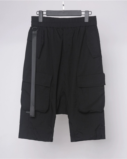 Stealth Utility Long Cargo Shorts - cargo shorts - Stealth Utility Long Cargo Shorts for Ultimate Comfort - View 10
