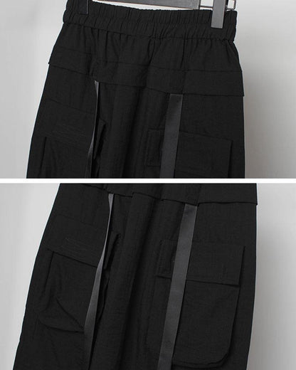 Stealth Utility Long Cargo Shorts - functional cargo shorts - Stealth Utility Long Cargo Shorts for Ultimate Comfort - View 11