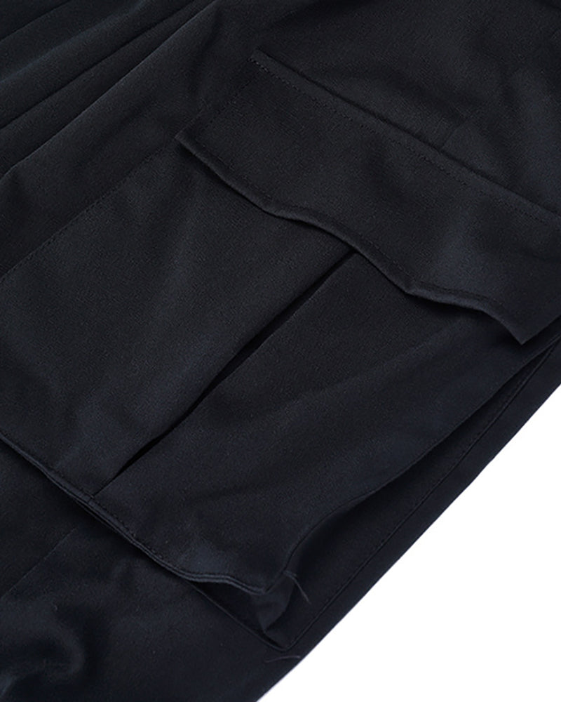 Stealthy Black Ninja Cargo Pants -  cargo pants - Ninja Cargo Pants in Black - Stylish & Comfortable Fit - View 11