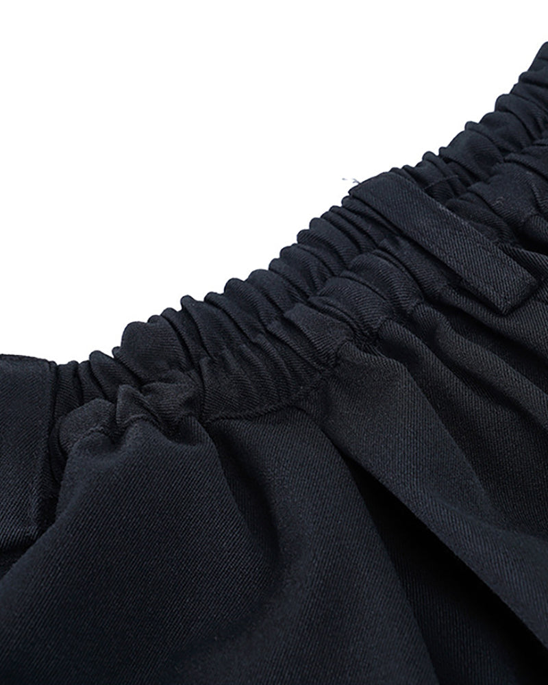 Stealthy Black Ninja Cargo Pants - ninja pants - Ninja Cargo Pants in Black - Stylish & Comfortable Fit - View 9