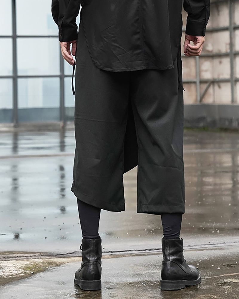 Stealthy Techwear Ninja Trousers -  black pants - Ninja-Inspired Techwear Trousers for Stylish Comfort - View 3