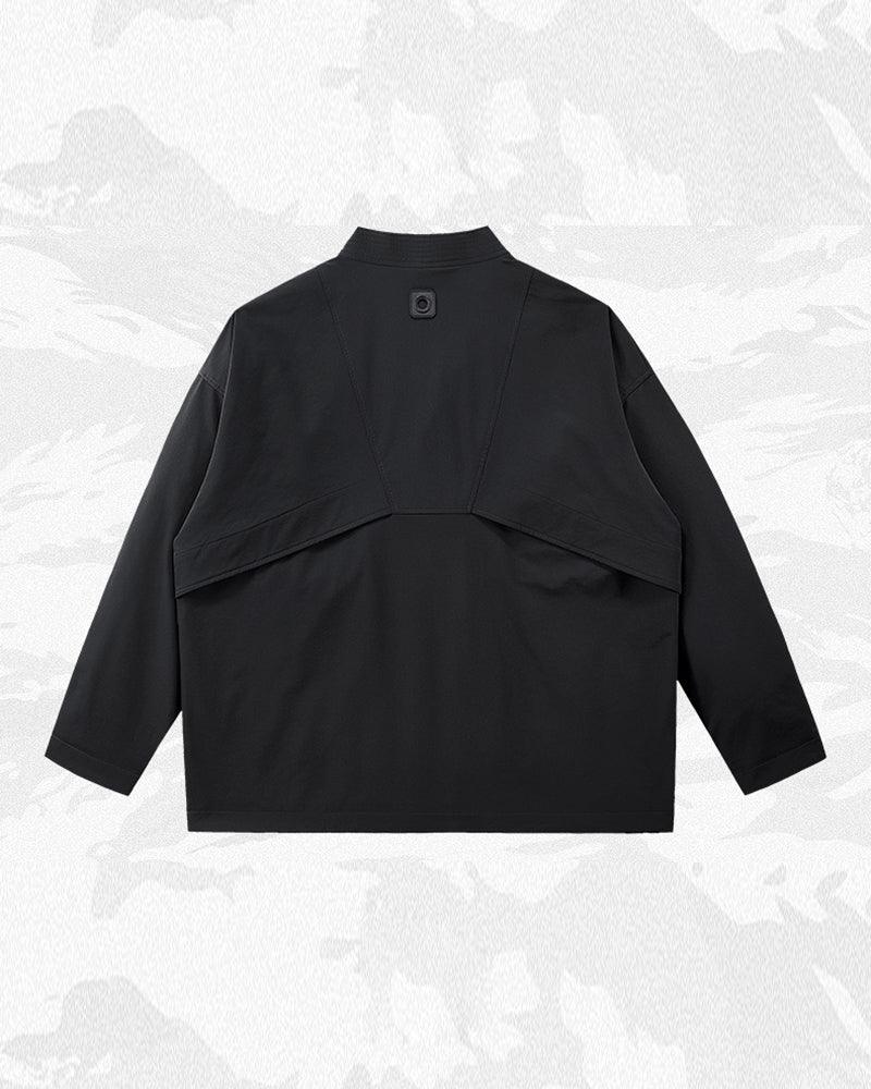 Stealthy Urban Techwear Kimono -  comfortable design - Futuristic Urban Techwear Kimono Jacket for Versatile Style - View 4