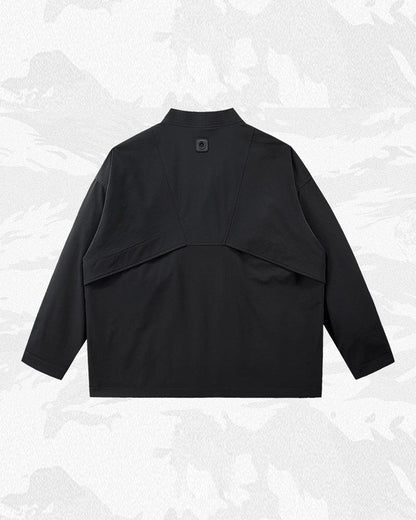 Stealthy Urban Techwear Kimono -  comfortable design - Futuristic Urban Techwear Kimono Jacket for Versatile Style - View 4