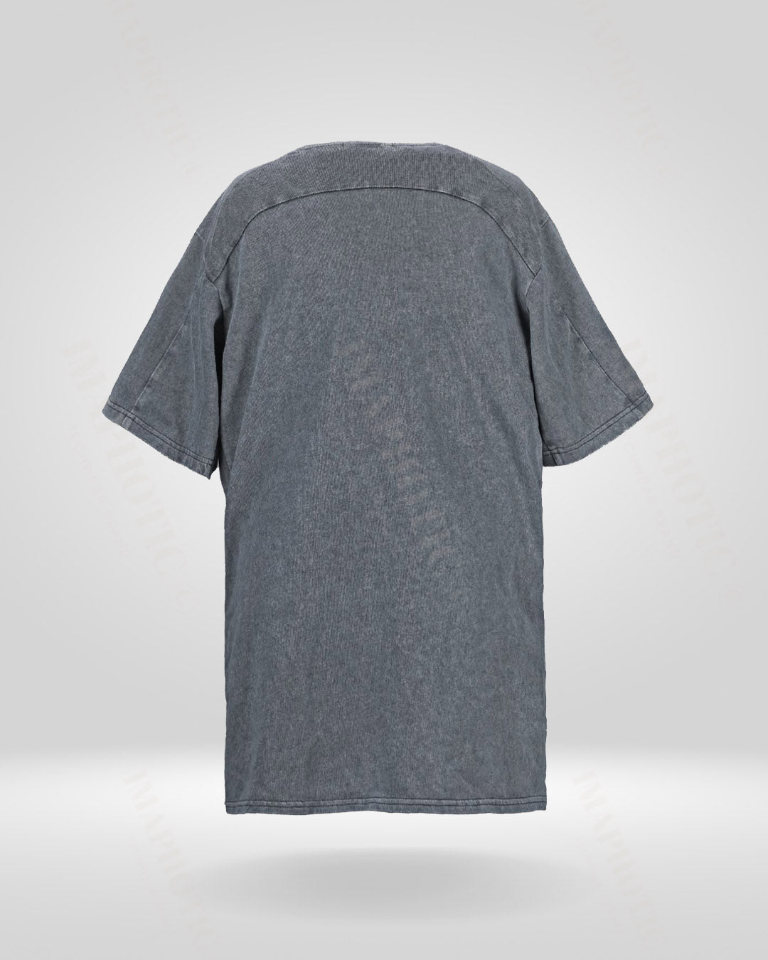 Structured Ribbed Cotton T-Shirt | Vintage Washed Tee -  cotton shirt - Structured Ribbed Cotton T-Shirt for Maximum Comfort - View 11