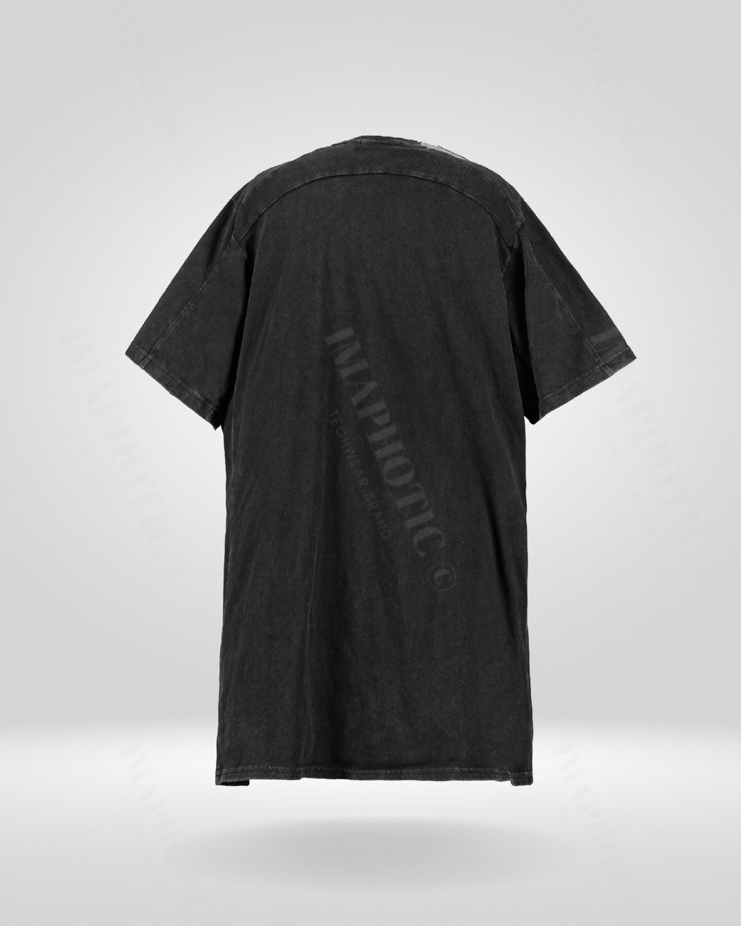Structured Ribbed Cotton T-Shirt | Vintage Washed Tee -  structured t-shirt - Structured Ribbed Cotton T-Shirt for Maximum Comfort - View 12