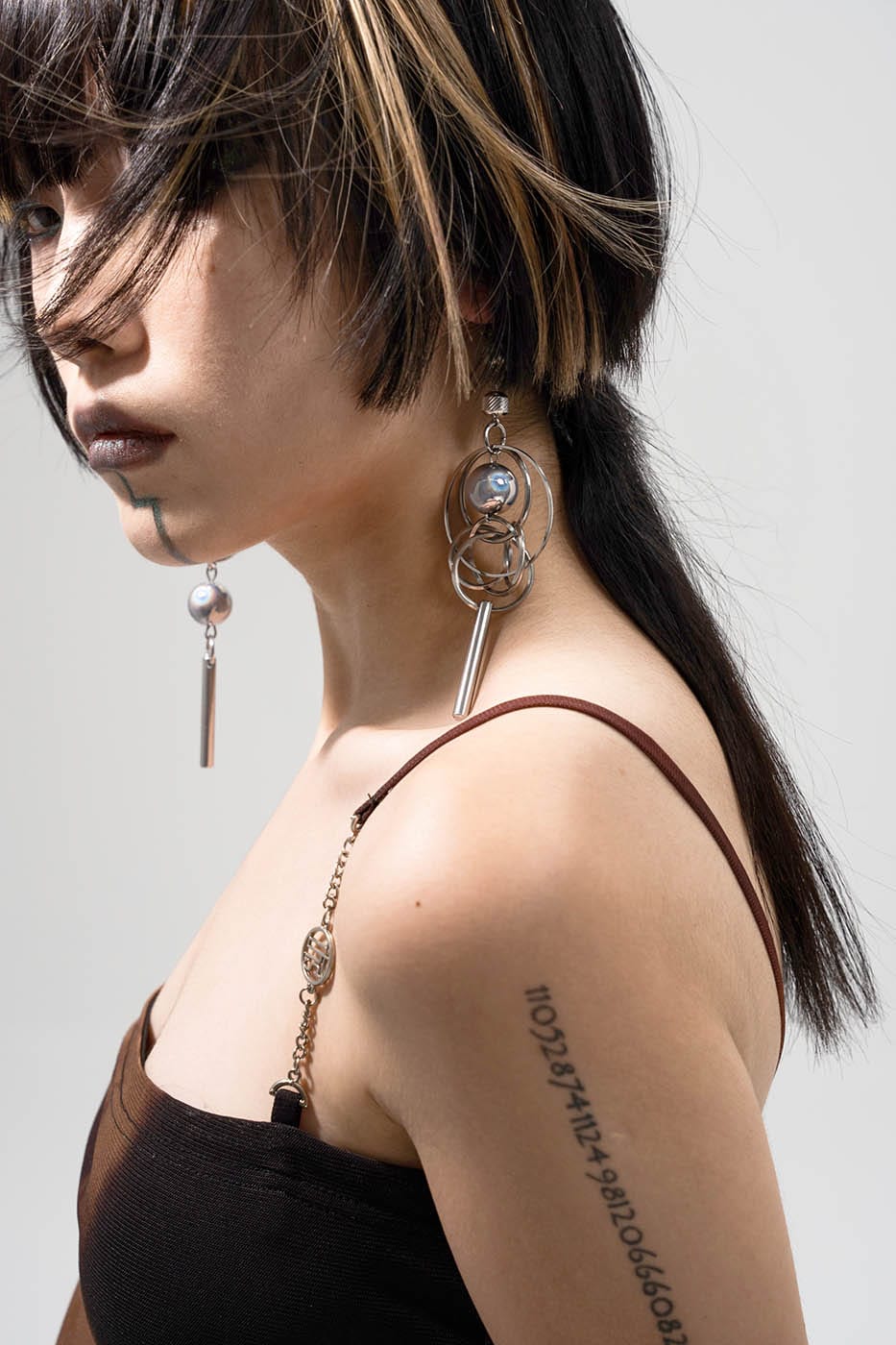 Stunning Orbital Sphere Earrings -  high-end earrings - Elegant Orbital Sphere Earrings with Unique Design - View 5