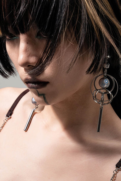 Stunning Orbital Sphere Earrings - orbital earrings - Elegant Orbital Sphere Earrings with Unique Design - View 8