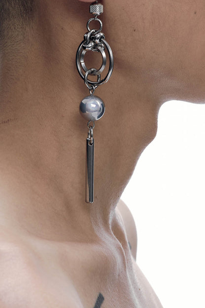Stunning Orbital Sphere Earrings - unique earrings design - Elegant Orbital Sphere Earrings with Unique Design - View 9