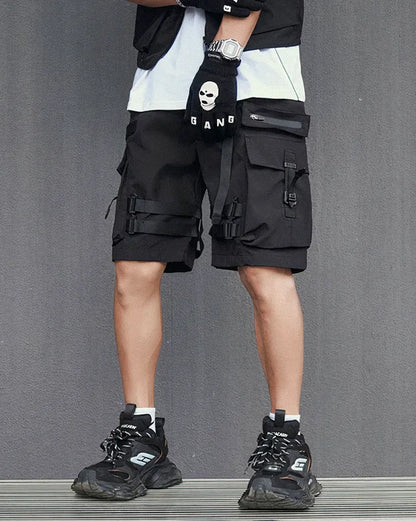 Stylish Black Cargo Shorts -  comfortable shorts - Stylish Black Cargo Shorts for Urban Adventures - View 4