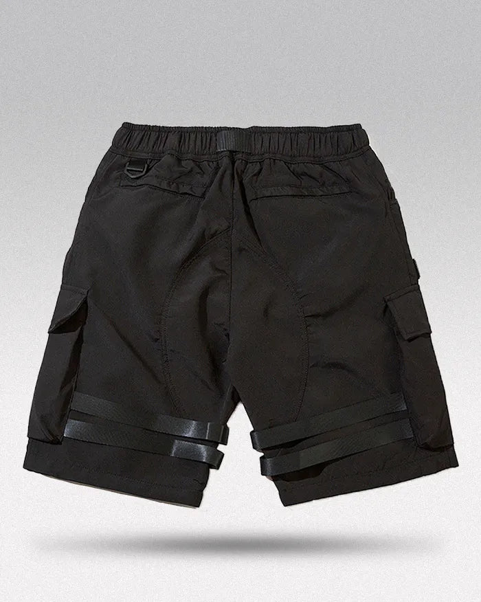 Stylish Black Cargo Shorts -  urban clothing - Stylish Black Cargo Shorts for Urban Adventures - View 7