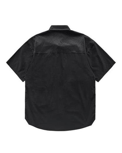 Stylish Black Layered Shirt - stylish black shirt - Stylish Black Layered Tactical Shirt for Techwear - View 2