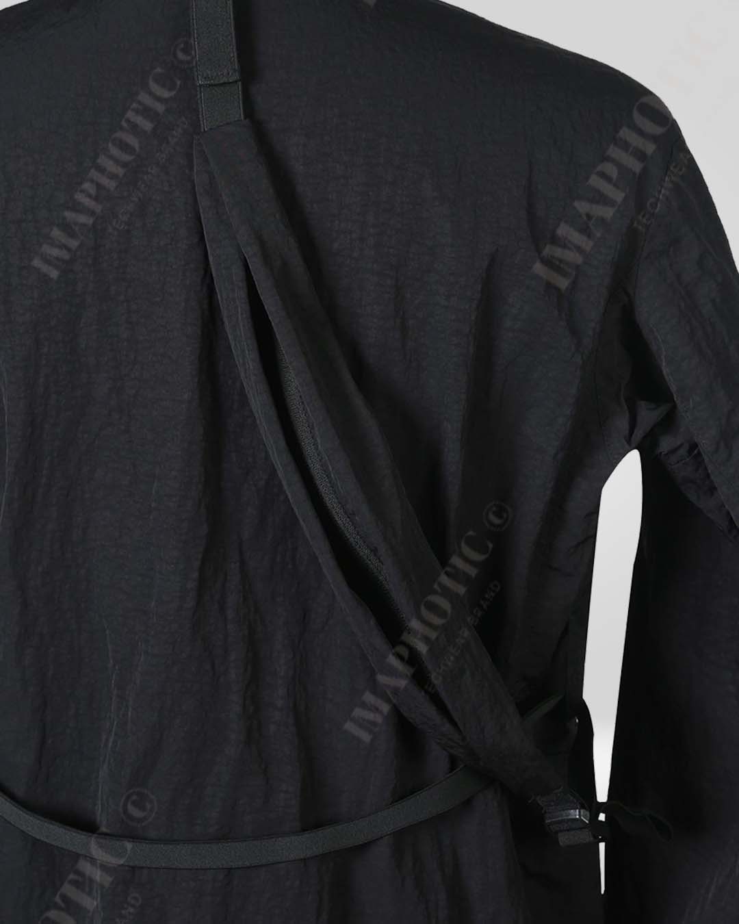 Stylish Black Shirt Jacket - Elegance Meets Function -  stylish jacket - Stylish Black Shirt Jacket for Comfort and Versatility - View 8