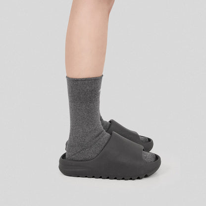 Stylish Grey Embroidered Dive Socks - New Arrivals - Stylish Grey Embroidered Dive Socks for Comfort - View 3