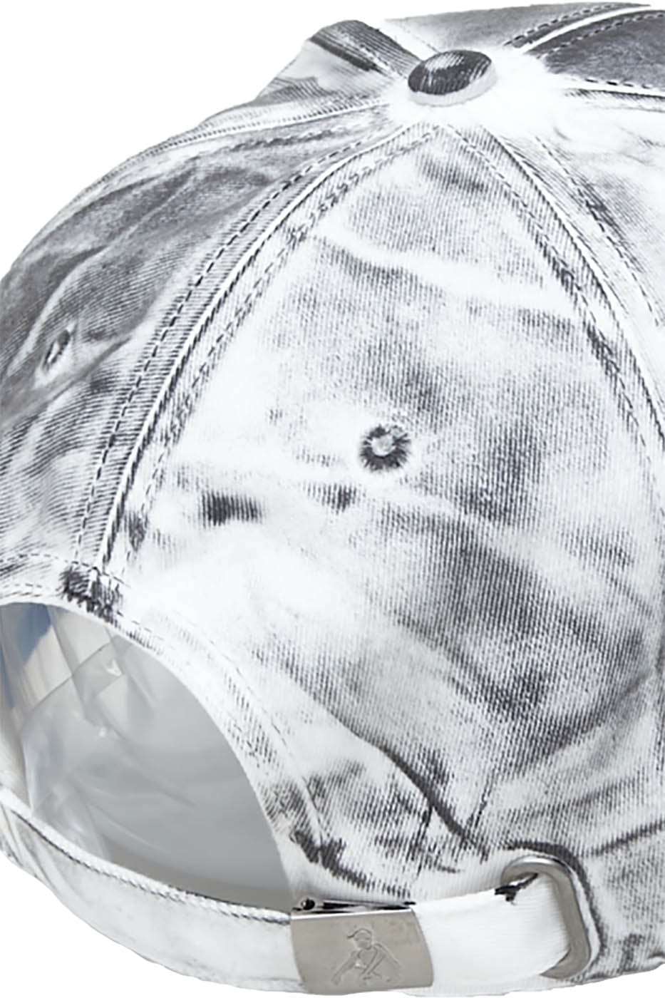 Stylish Grey Metal Logo Cap -  street style - Stylish Grey Metal Logo Cap for a Modern Look - View 6