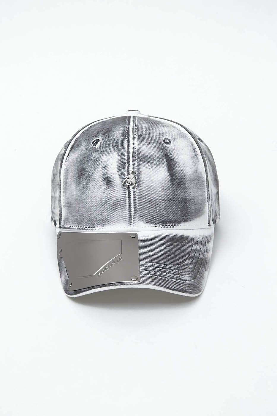 Stylish Grey Metal Logo Cap -  trendy accessories - Stylish Grey Metal Logo Cap for a Modern Look - View 7