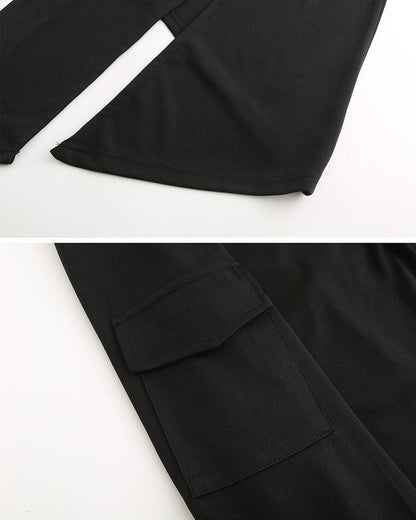 Stylish Irregular Long Tech Coat -  cosplay - Futuristic Hooded Long Tech Coat for Every Occasion - View 5