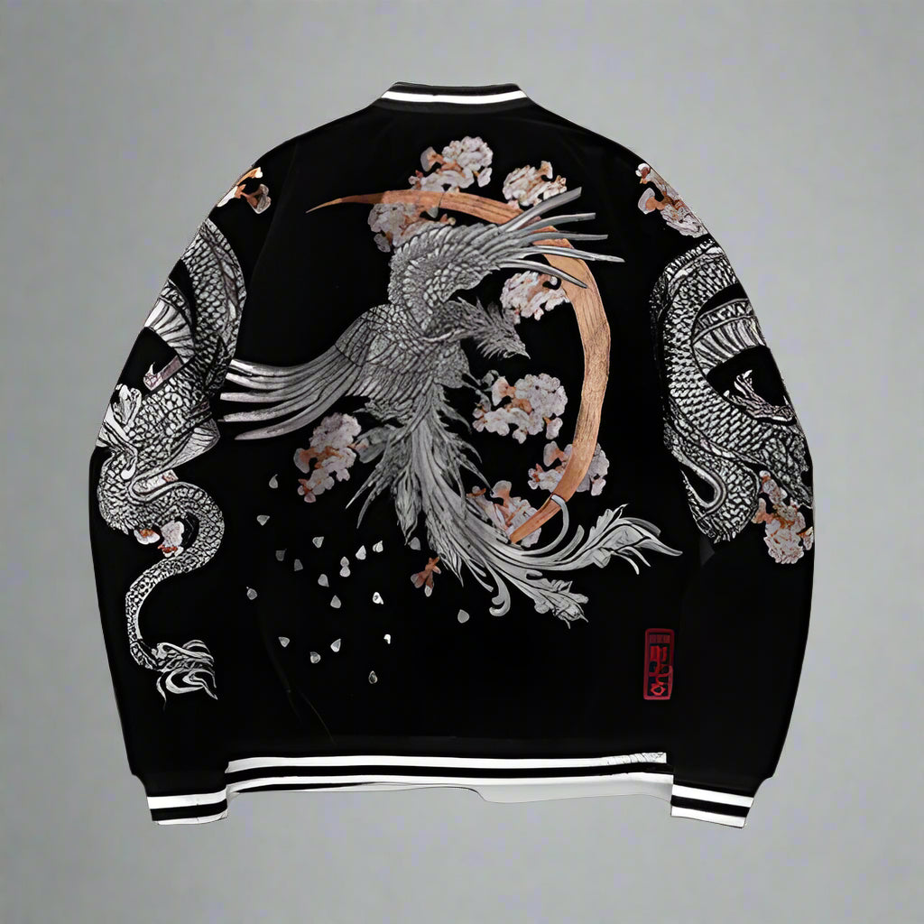 Stylish Japanese-Inspired Sukajan Jacket -  japanese fashion - Stylish Japanese Sukajan Jacket for Unique Streetwear - View 4