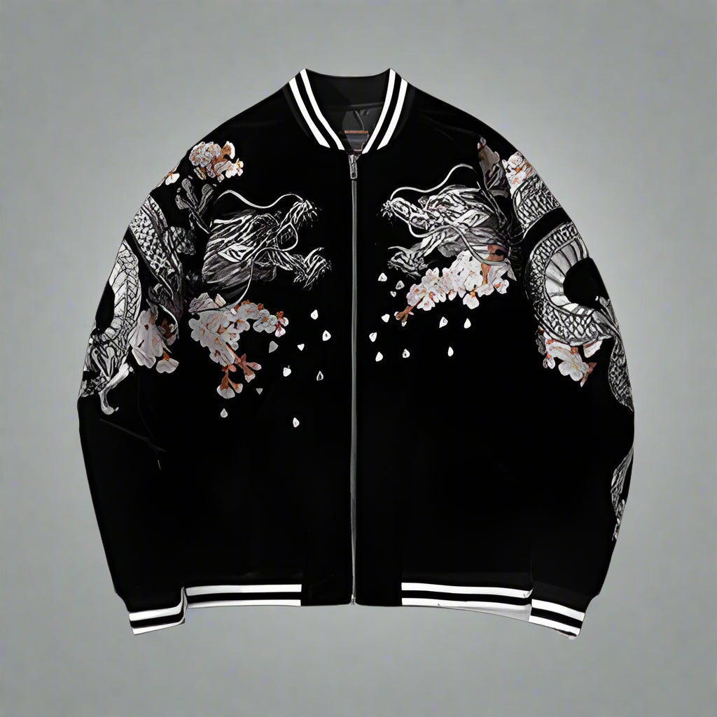 Stylish Japanese-Inspired Sukajan Jacket - sukajan jacket - Stylish Japanese Sukajan Jacket for Unique Streetwear - View 2