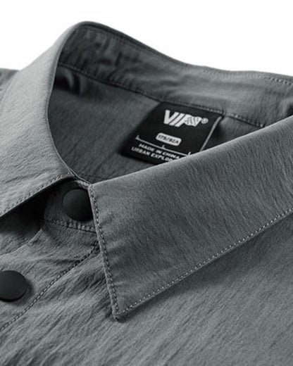 Stylish Layered Short Sleeve Shirt -  layered shirt - Layered Short Sleeve Tactical Shirt for Urban Fashion - View 3