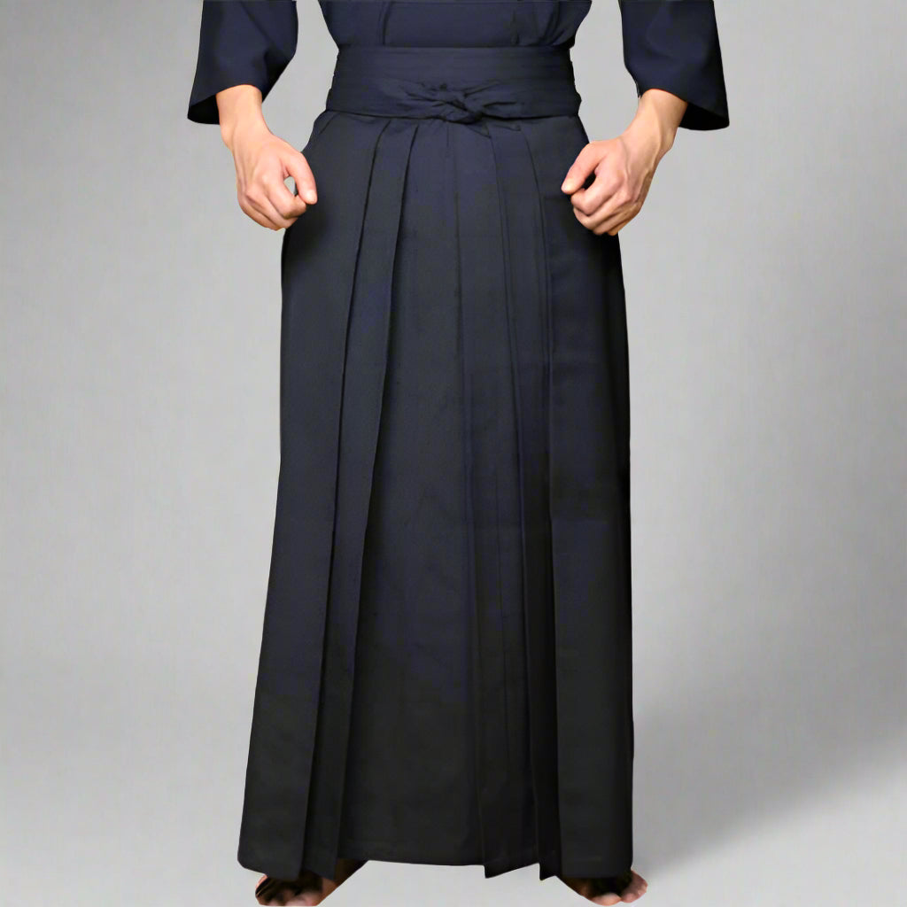 Stylish Men's Hakama Trousers - hakama pants - Comfortable Hakama Trousers for Martial Arts - Main view