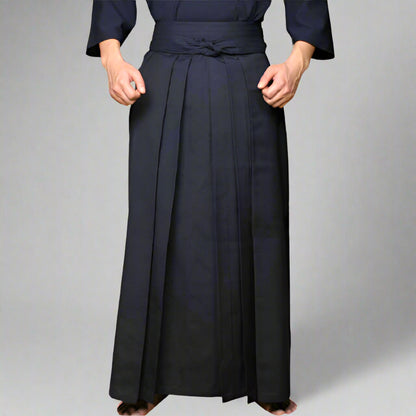 Stylish Men's Hakama Trousers - hakama pants - Comfortable Hakama Trousers for Martial Arts - Main view