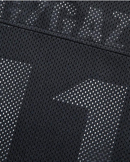 Stylish Mesh Layered Tee -  urban style - Futuristic Mesh Layered Tee for Urban Fashion - View 14
